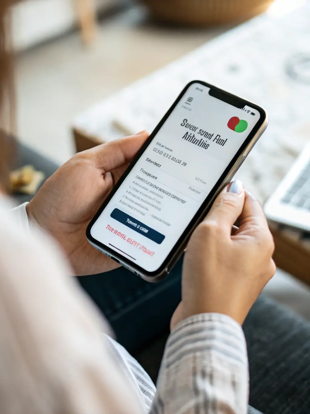 A close-up shot of a smartphone displaying a successfully purchased digital vignette, highlighting the ease and speed of the online process for gooddigitalsticker.de.